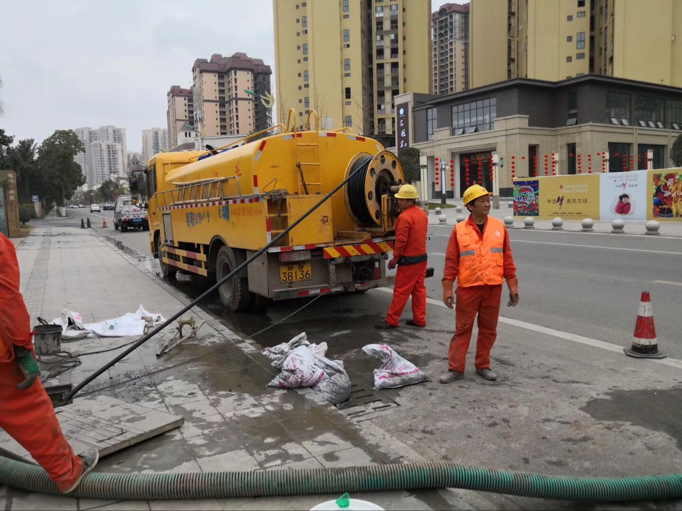 小金排污管道清淤-管道清洗